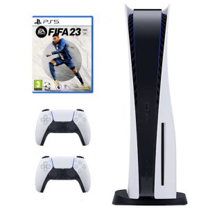 کنسول بازی (PlayStation 5 (Standard ظرفیت 825G به همراه بازی FIFA 23 + دسته اضافی