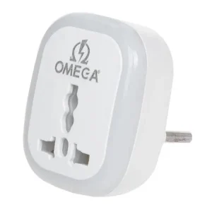 تبدیل برق 3 به 2 LED دار امگا Omega M101